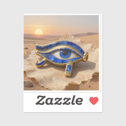 Das Ägyptische Auge´9 Sticker (Vel)