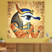 Das Ägyptische Auge Canvas Afdruk (Insitu (Woonkamer))