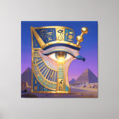Das Ägyptische Auge  Canvas Afdruk (Voorkant)
