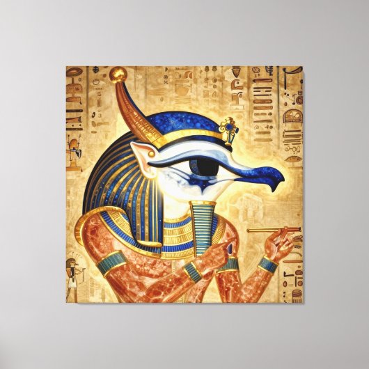 Das Ägyptische Auge Canvas Afdruk (Voorkant)