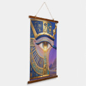 Das Ägyptische Auge  Hangend Wandkleed (Gebogen)