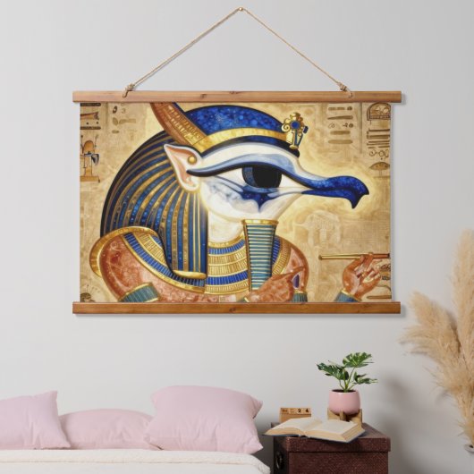 Das Ägyptische Auge  Hangend Wandkleed (Slaapkamer)