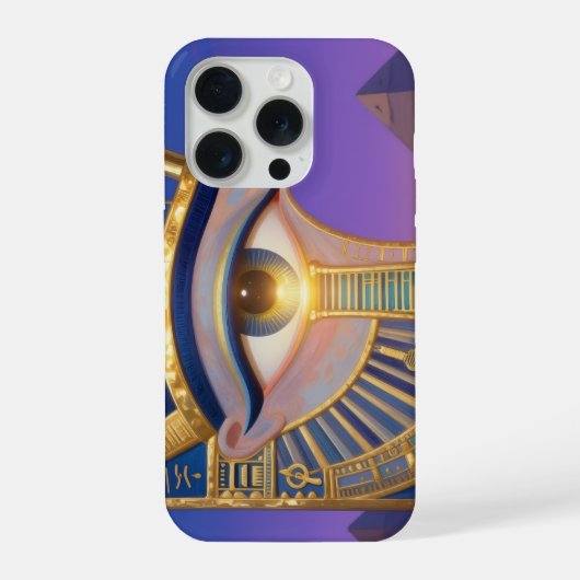 Das Ägyptische Auge  iPhone Hoesje (Achterkant)