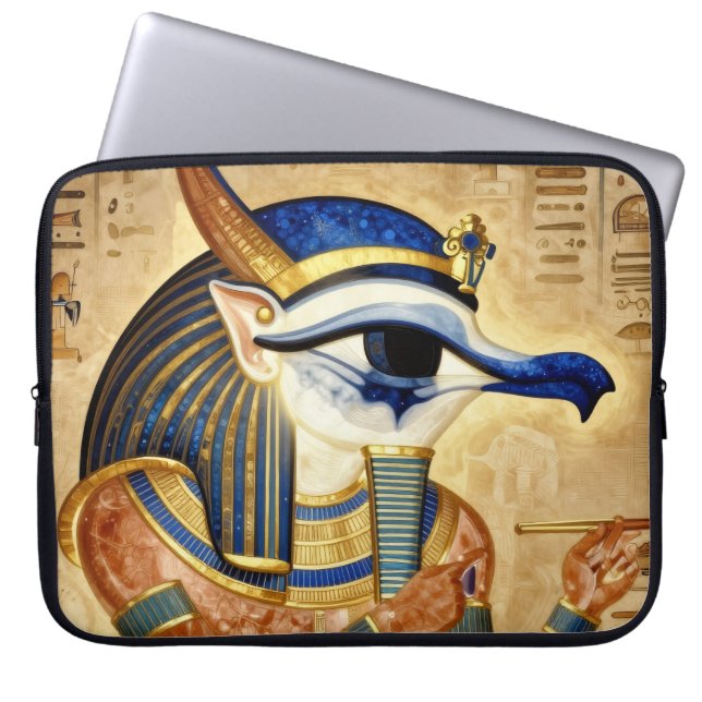 Das Ägyptische Auge Laptop Sleeve (Voorkant)