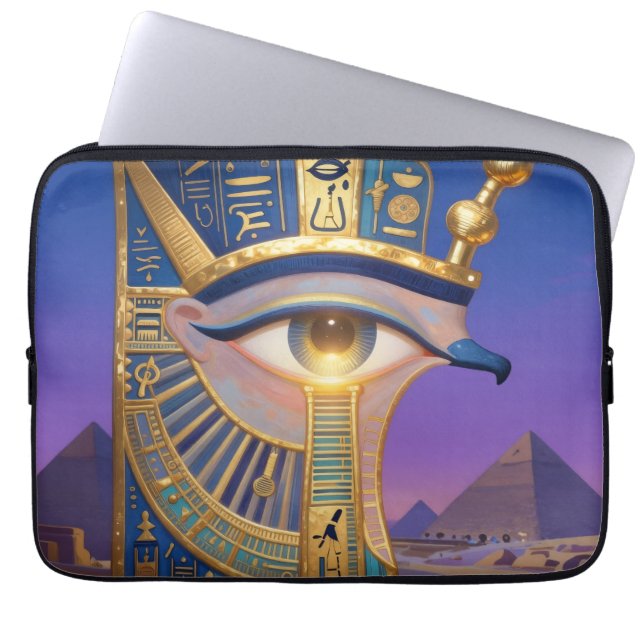 Das Ägyptische Auge  Laptop Sleeve (Voorkant)