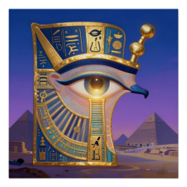 Das Ägyptische Auge  Perfect Poster