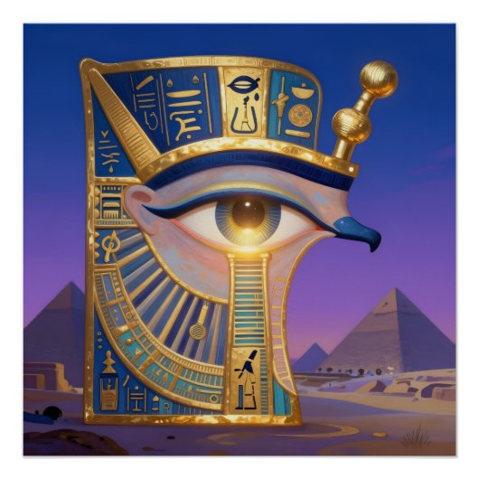 Das Ägyptische Auge  Perfect Poster (Voorkant)