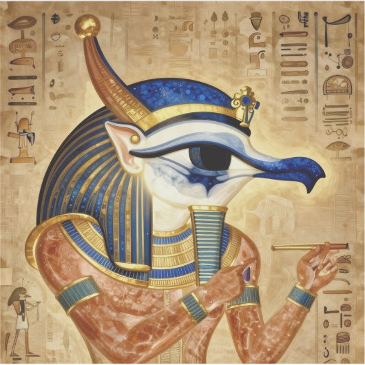 Das Ägyptische Auge Sticker (Voorkant)