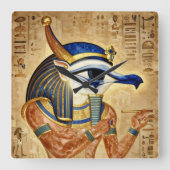 Das Ägyptische Auge  Vierkante Klok (Voorkant)