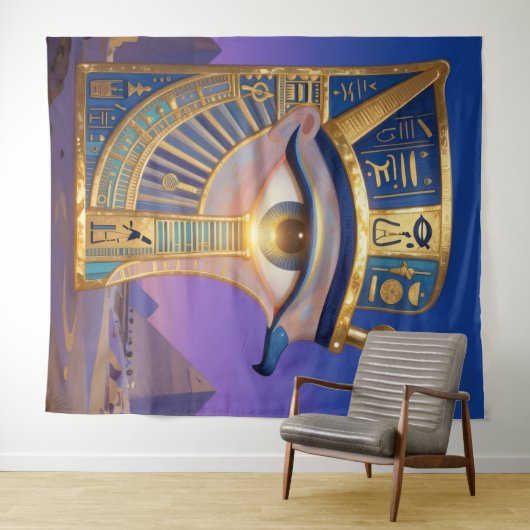 Das Ägyptische Auge Wandkleed (In Situ (horizontaal))