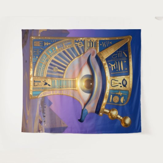 Das Ägyptische Auge  Wandkleed (Voorkant (horizontaal))