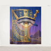 Das Ägyptische Auge  Wandkleed (Voorkant)