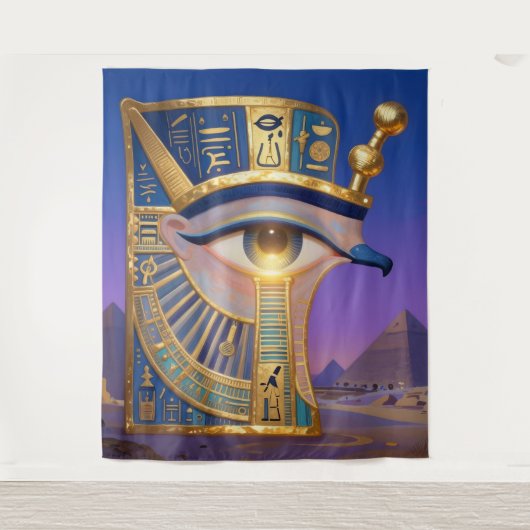 Das Ägyptische Auge  Wandkleed (Voorkant)