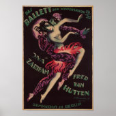 Das Ballett (The Ballet), Josef Fenneker Poster (Voorkant)