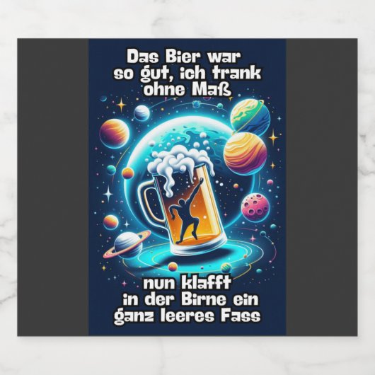 Das Bier im Kopf  Bier Etiket (Enkel label)