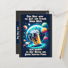 Das Bier im Kopf  Briefkaart