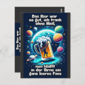 Das Bier im Kopf Briefkaart (Voorkant / Achterkant)