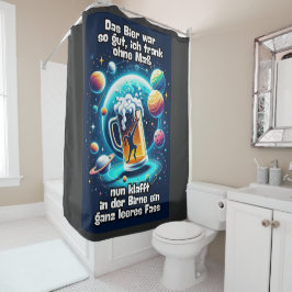 Das Bier im Kopf  Douchegordijn