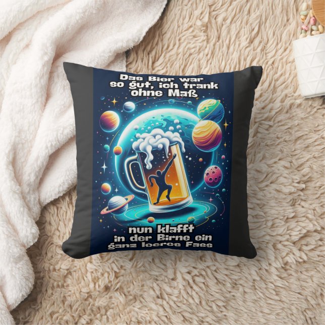 Das Bier im Kopf  Kussen (Deken)