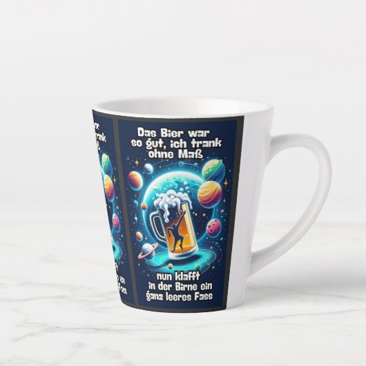 Das Bier im Kopf Latte Mok (Rechts)