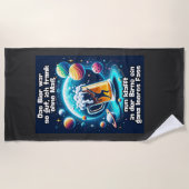 Das Bier im Kopf Strandlaken (Voorkant)