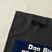 Das Bier im Kopf Strandlaken (In situ)