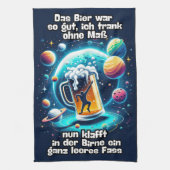 Das Bier im Kopf Theedoek (Verticaal)