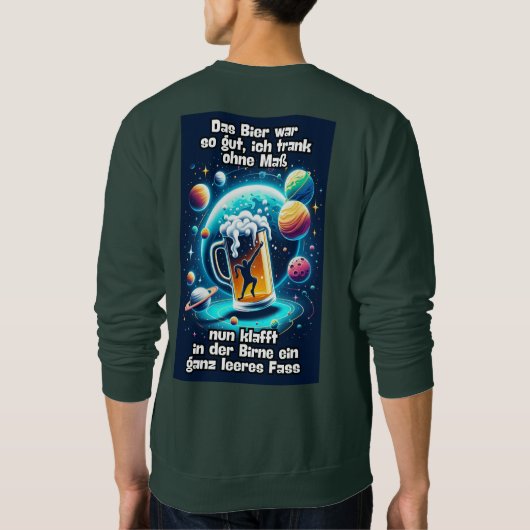 Das Bier im Kopf Trui (Achterkant)