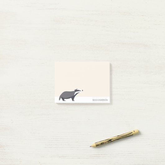 Das bos dier kinderen briefpapier  post-it® notes (Op bureau)