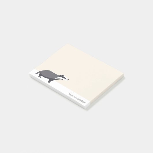 Das bos dier kinderen briefpapier  post-it® notes (Schuin)