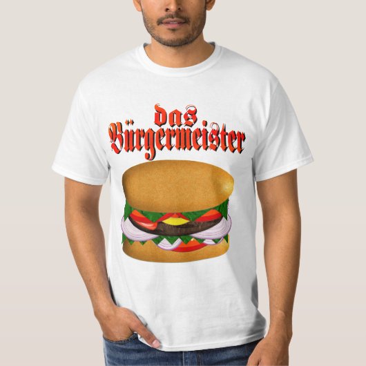 Das Burgermeister T-shirt (Voorkant)