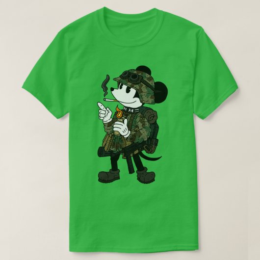 Das Duitse muis ww2 cartoon T-shirt (Design voorkant)