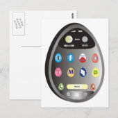 Das Ei-Phone Briefkaart (Voorkant / Achterkant)