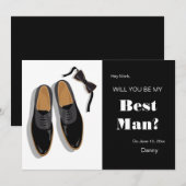 Das en schoenen voor de getuige kaart (Voorkant / Achterkant)