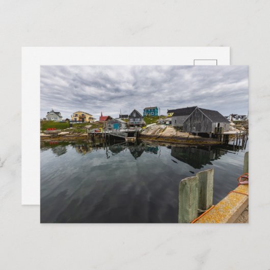 Das Fischerdorf Peggy´s Cove in Kanada Briefkaart (Voorkant / Achterkant)