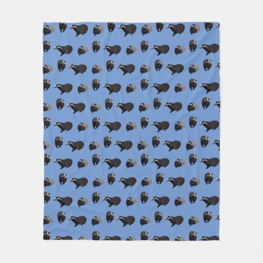 Das Fleece Deken (Blauw) (Voorkant)