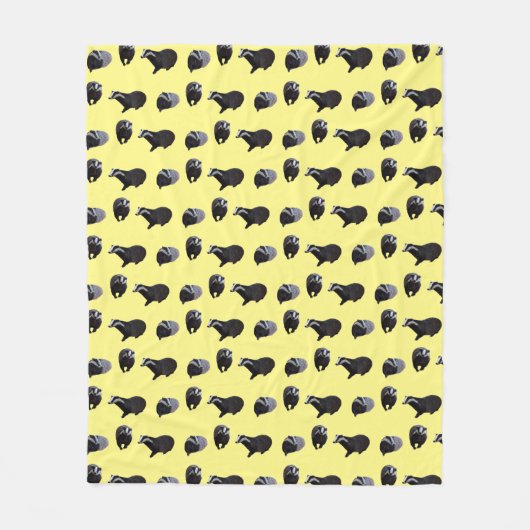 Das Fleece Deken (Geel) (Voorkant)