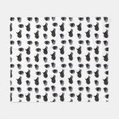 Das Fleece Dekenspel (Kies Kleur) Deken (Voorkant (Horizontaal))