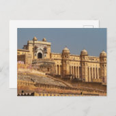 Das Fort Amber bei Jaipur in Indien Briefkaart (Voorkant / Achterkant)