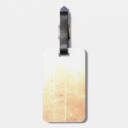 Das Geheimnis vom Vorankommen Bagagelabel (Achterkant verticaal)