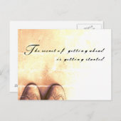 Das Geheimnis vom Vorankommen Briefkaart (Voorkant / Achterkant)