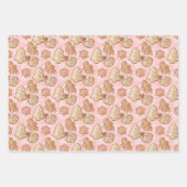 Das Gingerbrood Mannen Huis Trees sterren Hartsroz Inpakpapier Vel (Voorkant 3)