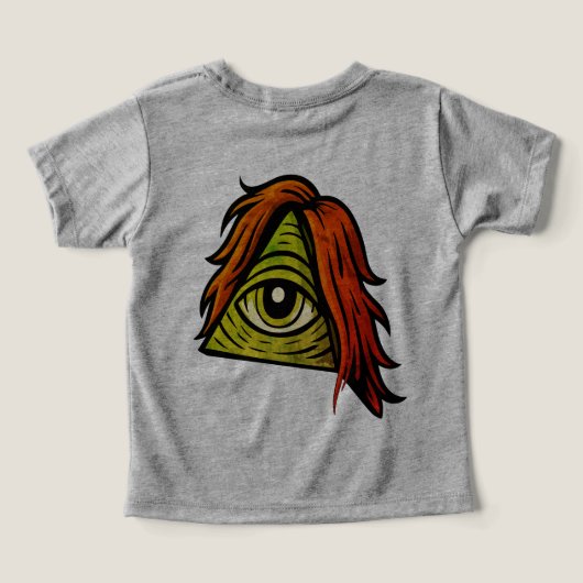 Das grüne Superauge (Design achterkant)