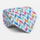 Das - Herringbone Meerkleurig Patroon (Opgerold)