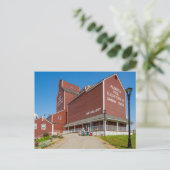 Das historische Getreidesilo von Dawson Creek in A Briefkaart (Staand voorkant)