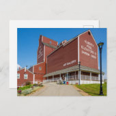 Das historische Getreidesilo von Dawson Creek in A Briefkaart (Voorkant / Achterkant)