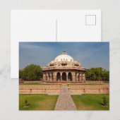 Das Humayun Mausoleum in Neu Delhi  Briefkaart (Voorkant / Achterkant)