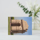 Das India Gate in Neu Delhi  Briefkaart (Staand voorkant)
