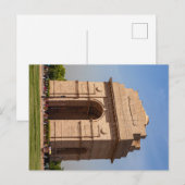 Das India Gate in Neu Delhi  Briefkaart (Voorkant / Achterkant)