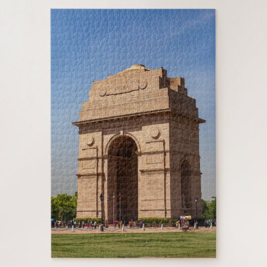 Das India Gate in Neu Delhi Legpuzzel (Verticaal)